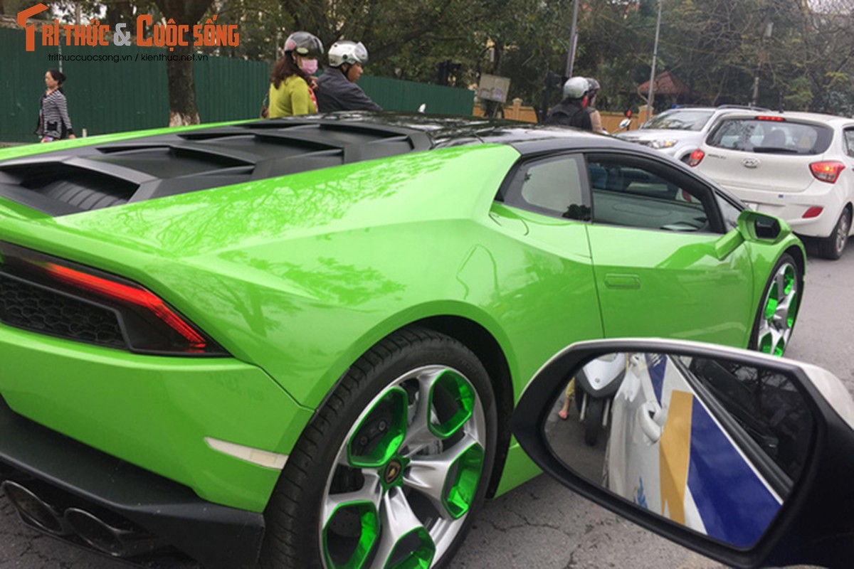 Sieu xe Lamborghini Huracan 13 ty ve Quang Binh 